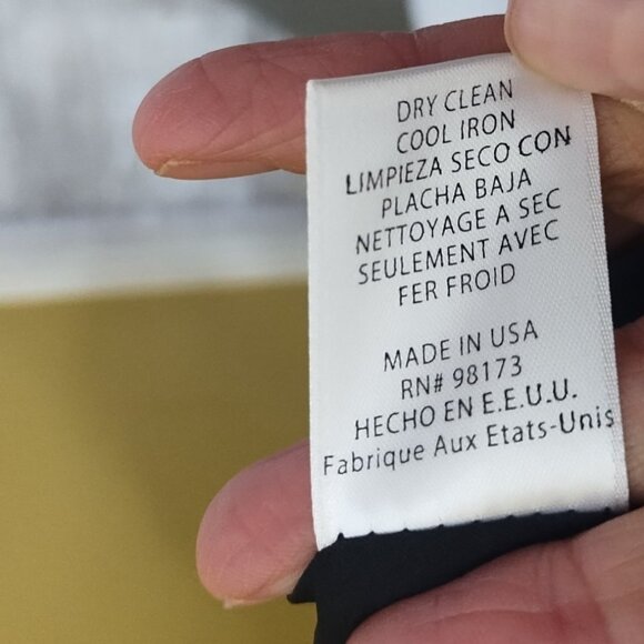 W by Worth Sleeveless Black Sheath Dress with Double Zipper Size 4 Made in USA - Picture 5 of 6